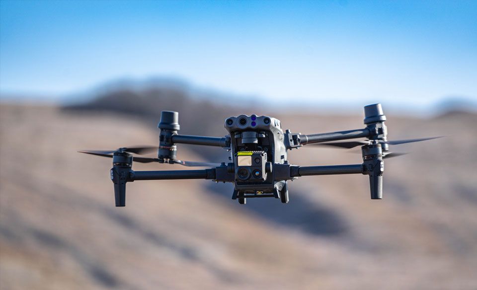 IND-MAX inductive angle encoders for drone control.